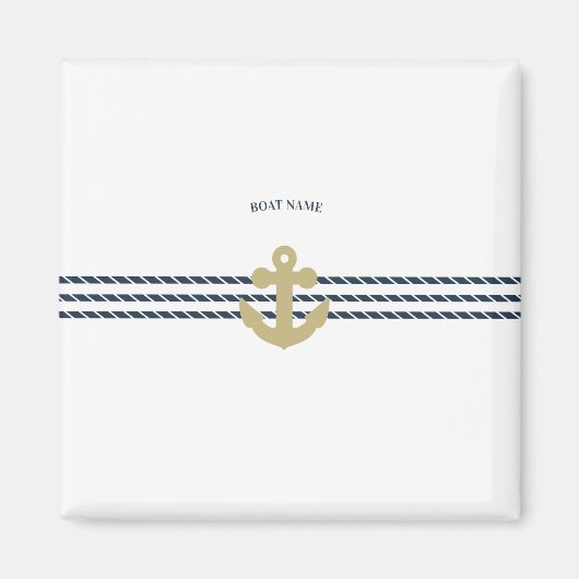 Anker des Schiffes, Seil Magnet (Vorne)