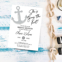 Anker, die das nicht-autische Brautparty binden Einladung