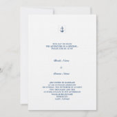 Anker Einladung (Vorderseite)