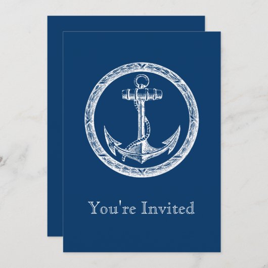 Anker Einladung (Vorne/Hinten)