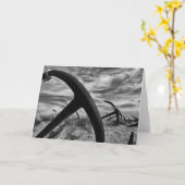 Anker-Friedhofsraum-Grußkarte Karte (Gelbe Blume)