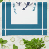 Anker für benutzerdefinierte Nautikmuster Geschirrtuch (Gefaltet)