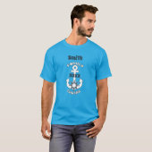 Anker für den Familienurlaub, die nautisch segeln T-Shirt (Vorne ganz)