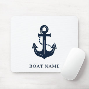 Anker für den Namen des nautischen Blue Boots Mousepad