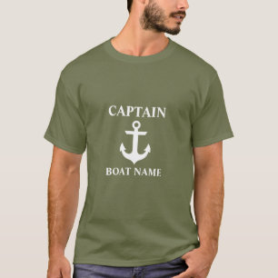 Anker für den Namen des Schiffes T-Shirt