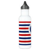 Anker für die blaue blaue, weiße Streifen der Mari Edelstahlflasche (Links)