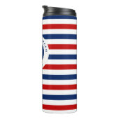 Anker für die blaue blaue, weiße Streifen der Mari Thermosbecher (Nach rechts gedreht)