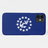 Anker für die Flagge eines amerikanischen Schiffs  Case-Mate iPhone Hülle (Rückseite (Horizontal))