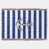 Anker für Nautische Chrome auf Navy Stripes Decke (Vorderseite)