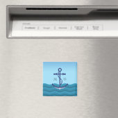 Anker für Nautische Schiffe mit Doppelmonogramm Magnet (In Situ (Geschirrspüler))