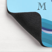 Anker für Nautische Schiffe mit Doppelmonogramm Mousepad (Ecke)
