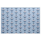 Anker für Schiffe mit Personalisiertem Namen der N Stoff (Fat Quarter (45,7 x 55,9 cm))