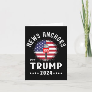 Anker für Trump 2024: Amerikanische Fahne wählen T Karte