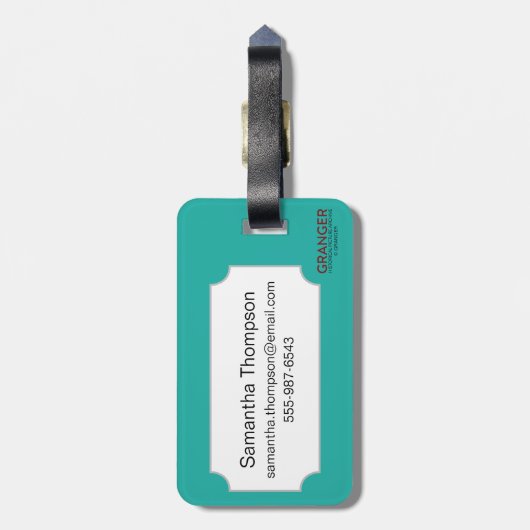 Anker Gepäckanhänger (Rückseite vertikal)