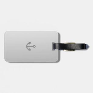 Anker Gepäckanhänger mit Ledergurt