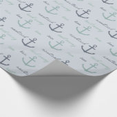 Anker Geschenkpapier (Ecke)