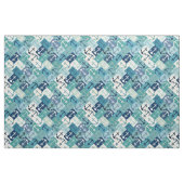 Anker-Herringbone Blau Stoff (Fat Quarter (45,7 x 55,9 cm))