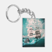 "Anker im Sturm Schlüsselanhänger (Vorderseite links)