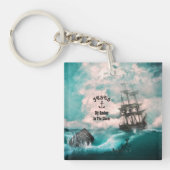 "Anker im Sturm Schlüsselanhänger (Vorderseite)