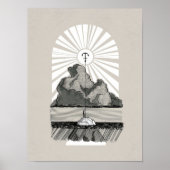 Anker Jesus Kunst, Christus der sichere und stetig Poster (Vorne)