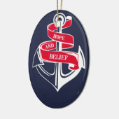 Anker Keramik Ornament (Links)
