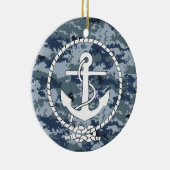 Anker Keramik Ornament (Rechts)