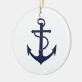 Anker Keramik Ornament (Links)