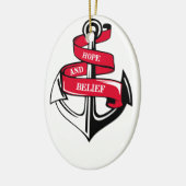 Anker Keramik Ornament (Links)
