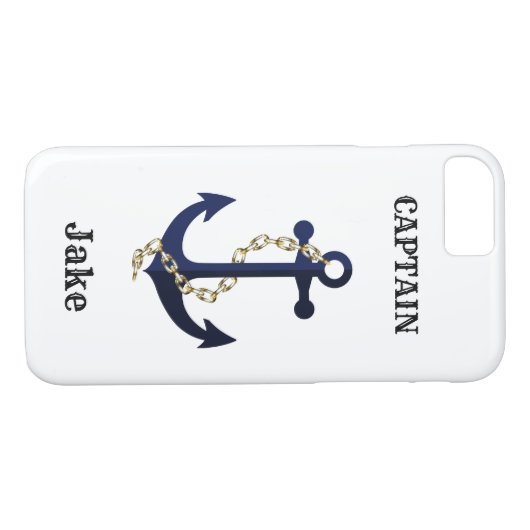 Anker, Kette, personalisiert Case-Mate iPhone Hülle (Rückseite (Horizontal))