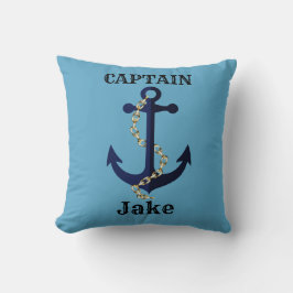 Anker, Kette, personalisiert Kissen