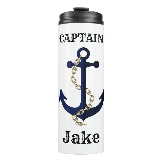 Anker, Kette, personalisiert Thermosbecher (Vorderseite)