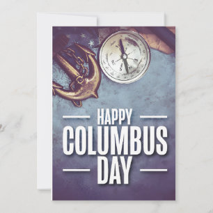 Anker & Kompass – Columbus Day  Einladung