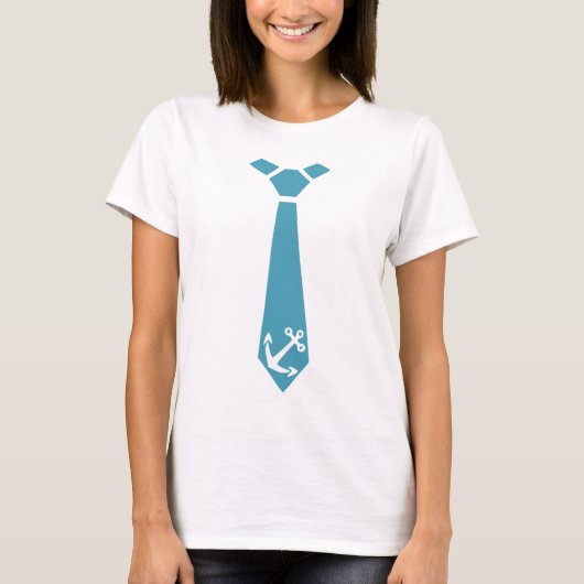 Anker-Krawatte T-Shirt (Vorderseite)