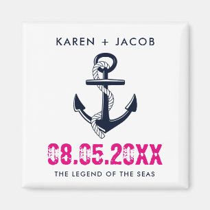 Anker Kreuzfahrtschiff Hochzeitsgeschenk Magnete Magnet