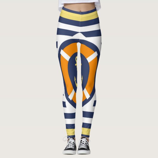 Anker Leggings (Vorderseite)