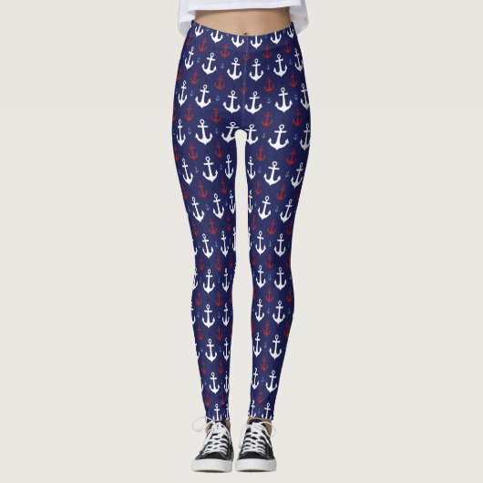 Anker Leggings (Vorderseite)