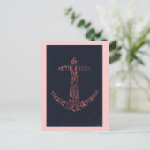 Anker lichten postkarte (Stehend Vorderseite)