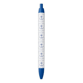Anker- & Life-Saver-Stift (dunkle Printwerbung) Kugelschreiber