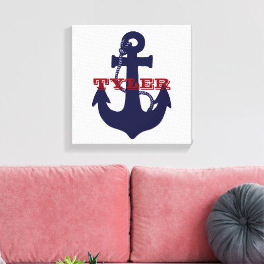 Anker, maßgeschneiderte Leinwand (Insitu (Wohnzimmer))