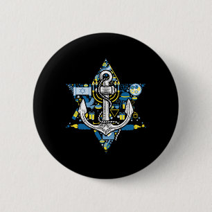 Anker Menora Stern Chanukka Bootfahren Segeln Chan Button