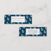 Anker Mini Visitenkarte (Vorne/Hinten)