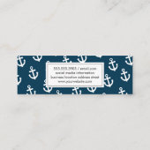 Anker Mini Visitenkarte (Rückseite)