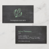 Anker (Minze) Visitenkarte (Vorne/Hinten)