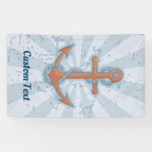 Anker mit Kette Banner (Horizontal)