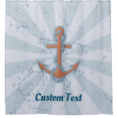 Anker mit Kette Duschvorhang (Vorderseite)