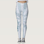 Anker mit Kette Leggings (Vorderseite)