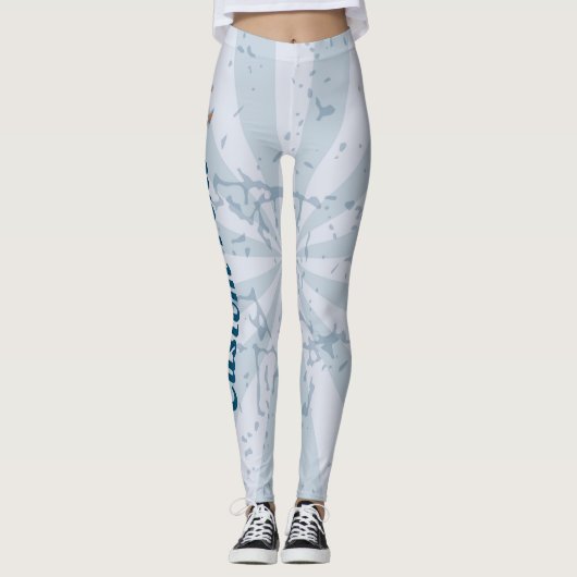 Anker mit Kette Leggings (Vorderseite)