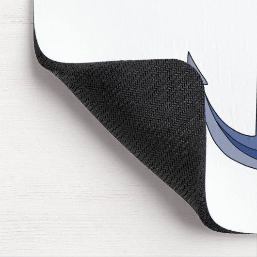 Anker mit Kette Mousepad (Ecke)