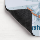 Anker mit Kette Mousepad (Ecke)