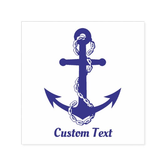 Anker mit Kette Permastempel (Design)